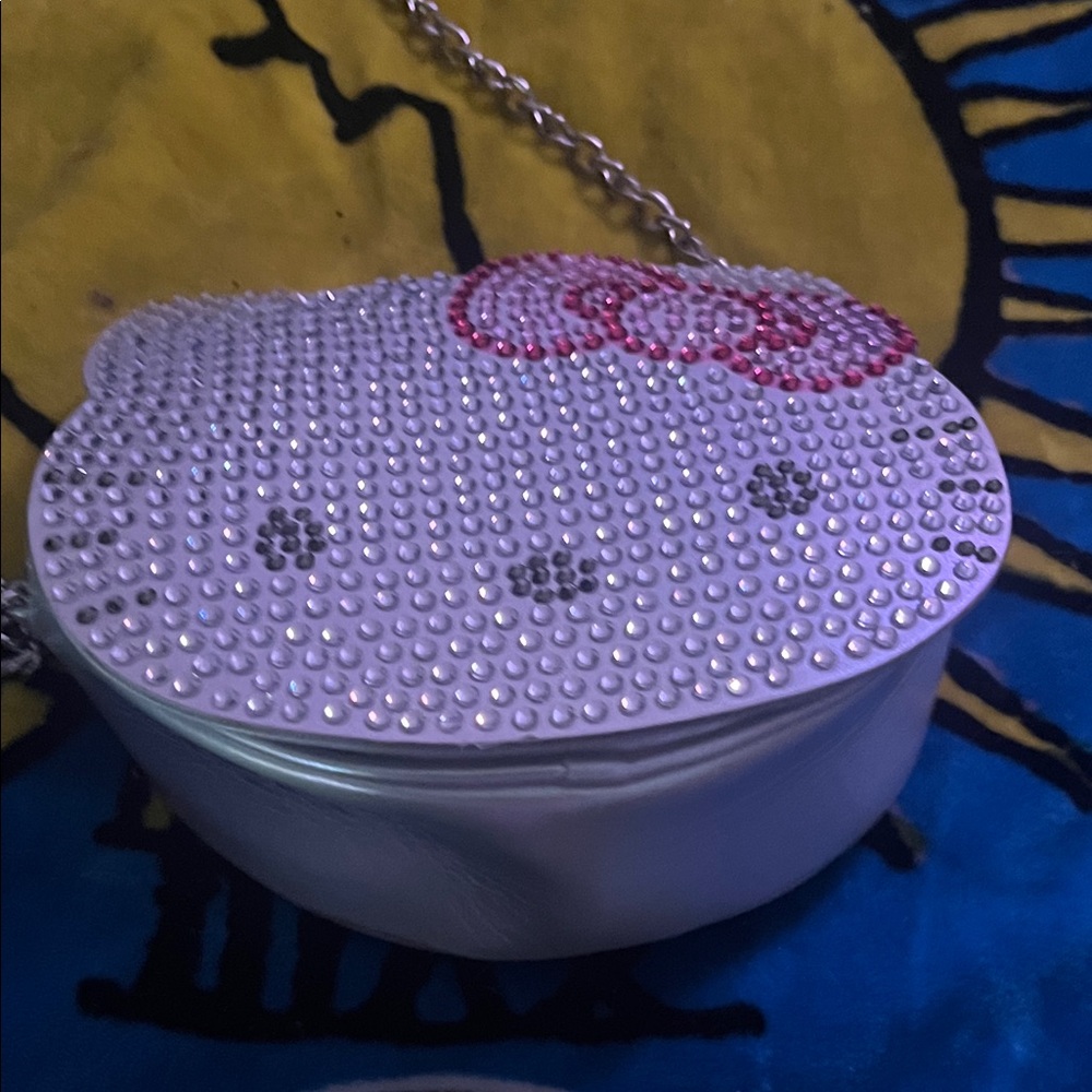 Hello Kitty Sparkling White and Pink Mini Bag
